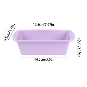 1Pc Mini Toast Silicone Mold Rectangular Cake Pan Cheese Cake Mold Bake Mold Bread Baking Tray
