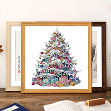 Load image into Gallery viewer, 5D Christmas Tree Pattern DIY "Diamond Painting Set, partially inlaid with irregular diamonds, home decoration artwork. New Diam
