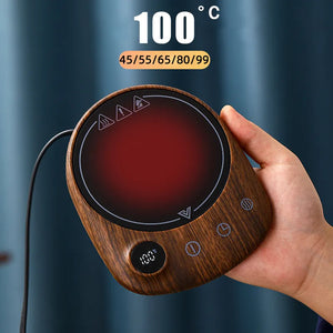 200W Cup Heater Coffee Mug Warmer 100°C Tea Stove Electric Hot Plate Warmer Coaster Coffee Milk Tea 5 Level Heating Pad 220V