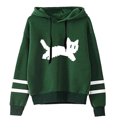 Woman Clothing Hot Sale Daily Womens Sweatshirts Fashion Pullovers Versatile Hoodies Stripe Jogging Casual Printing Sports Style