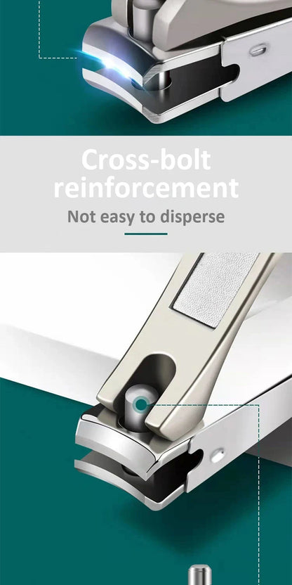 Nail Clippers Stainless Steel Anti Splash Fingernail Cutter Manicure Tools Bionics Design Nail Trimmer Pedicure Scissor