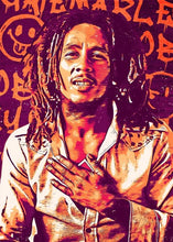 Load image into Gallery viewer, Singer Bob Marley Diamond Painting 5D DIY Full Square Round Drill Diamond Mosaic Embroidery Rhinestones Picture Home Decor
