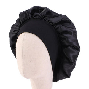 Kids Bonnet Satin Soft Silk Hats Wide Band Cap Casual Night Sleeping Adjustable Hair Care Caps for Boys and Girls Hat Children