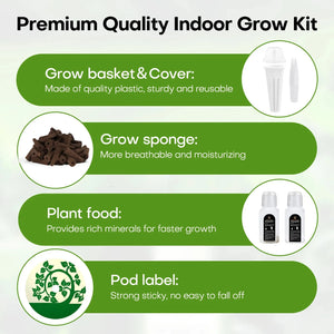 1 Set Ahopegarden Plant Supplies For Hydroponic Seed Pods Grow Baskets Hydroponics Growing Kit Hydroponic Garden Accessories