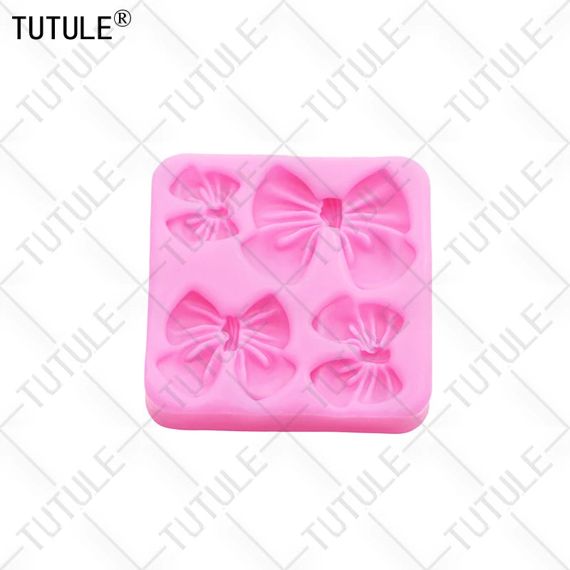 Butterfly knot flip candy chocolate silicone mold diy Large Small Butterfly cake decorating accessories clay drip silicone molds