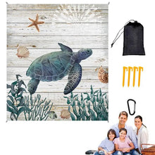 Load image into Gallery viewer, Waterproof Sandproof Beach Mat Folding Camping Supplies Blanket Portable Lightweight Outdoor Relax Picnic Travel Mat 200 X 210cm
