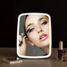 Load image into Gallery viewer, Portable Makeup Mirror With Led Light Touch Screen 3color Light Vanity Folding Dressing Mirror Light Home Beauty Tools
