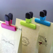 Load image into Gallery viewer, Portable Bag Clips Kitchen Storage Food Snack Seal Sealing Bag Clips Sealer Clamp Plastic Tool Kitchen Organization Accessories
