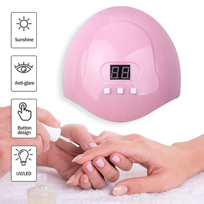 Nails Lamp UV Led Lamp Manicure 36W Nail Polish Drying Lamp Smart Sensor USB Rechargeable Nails Heating Dryer Tool