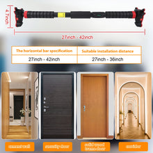 Load image into Gallery viewer, Pull Up Bar for Doorway Chin Up Bar with No Screws Wall Mount Non Slip Strength Training Pullup Bar Adjustable Pull Up Bar
