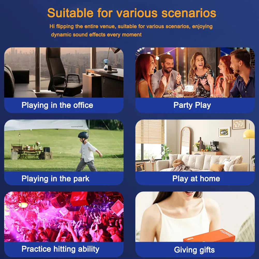 Electric Air Drumsticks Portable Air Drum with Drumsticks Professional Smart Electronic Drum Set for Beginners Children Adults