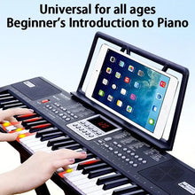 Load image into Gallery viewer, 61 Keys Electronic Piano Professional Adult Children Beginner Keyboard Instrument Portable Electronic Organ Musical Synthesizer
