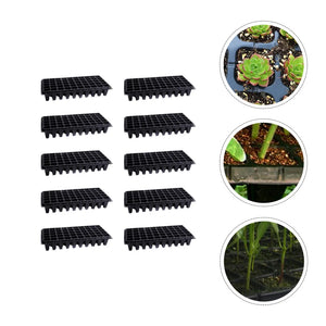 10 Pcs Seedling Tray Microgreens Germination Sprouting Seeds Starter Planters Trays Succulent Plants Hydroponic Hidroponia
