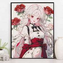 Load image into Gallery viewer, 5D Diamond Painting  Anime Girl DIY Cartoon Cross Stitch Full Square Round Diamond Mosaic Embroidery Art Home Decoration Gift
