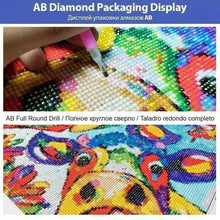 Load image into Gallery viewer, 1 piece - 5D-DIY Flocking cloth Special drill - Diamond painting set - beautiful woman, flower - Mosaic - Diamond art
