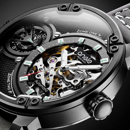 Mens Mechanical Watches Colorful Automatic Watch for Men Luxury Brand Stainless Steel Waterproof Man Wristwatches Reloj Hombre