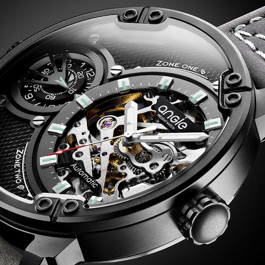 Mens Mechanical Watches Colorful Automatic Watch for Men Luxury Brand Stainless Steel Waterproof Man Wristwatches Reloj Hombre