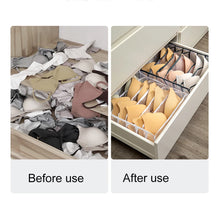 Load image into Gallery viewer, Home Organization Drawer Divider Home Dormitory Underwear Bra Socks Panty Storage Boxes Wardrobe Closet Cabinet Organizers
