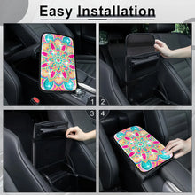 Load image into Gallery viewer, 1 DIY diamond painting set, canvas material mandala themed car pad, suitable for car interior decoration pad gifts.
