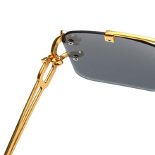 Load image into Gallery viewer, Fashion Rimless Square Double Bridge Sun Glasses Vintage Women Men Sunglasses UV400
