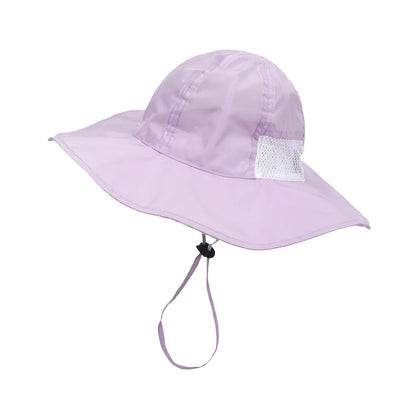 Kids Adjustable Sun Protection Breathable Daily Leisure Bucket Hat Summer Wide Brim sun hat For Fishing, Hiking, Mountaineering