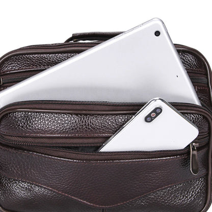 Men's Messenger Bags Hot PU Handbag Multi-functional Travel Casual Small Bags Outdoor Hiking Cycling Sport Cigarette Satchel