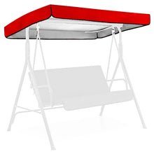 Load image into Gallery viewer, Garden Swing Canopy Replacement Top Cover Tarp Waterproof Sun Protection for Outdoor UV Protection　waterproof awning sunshade
