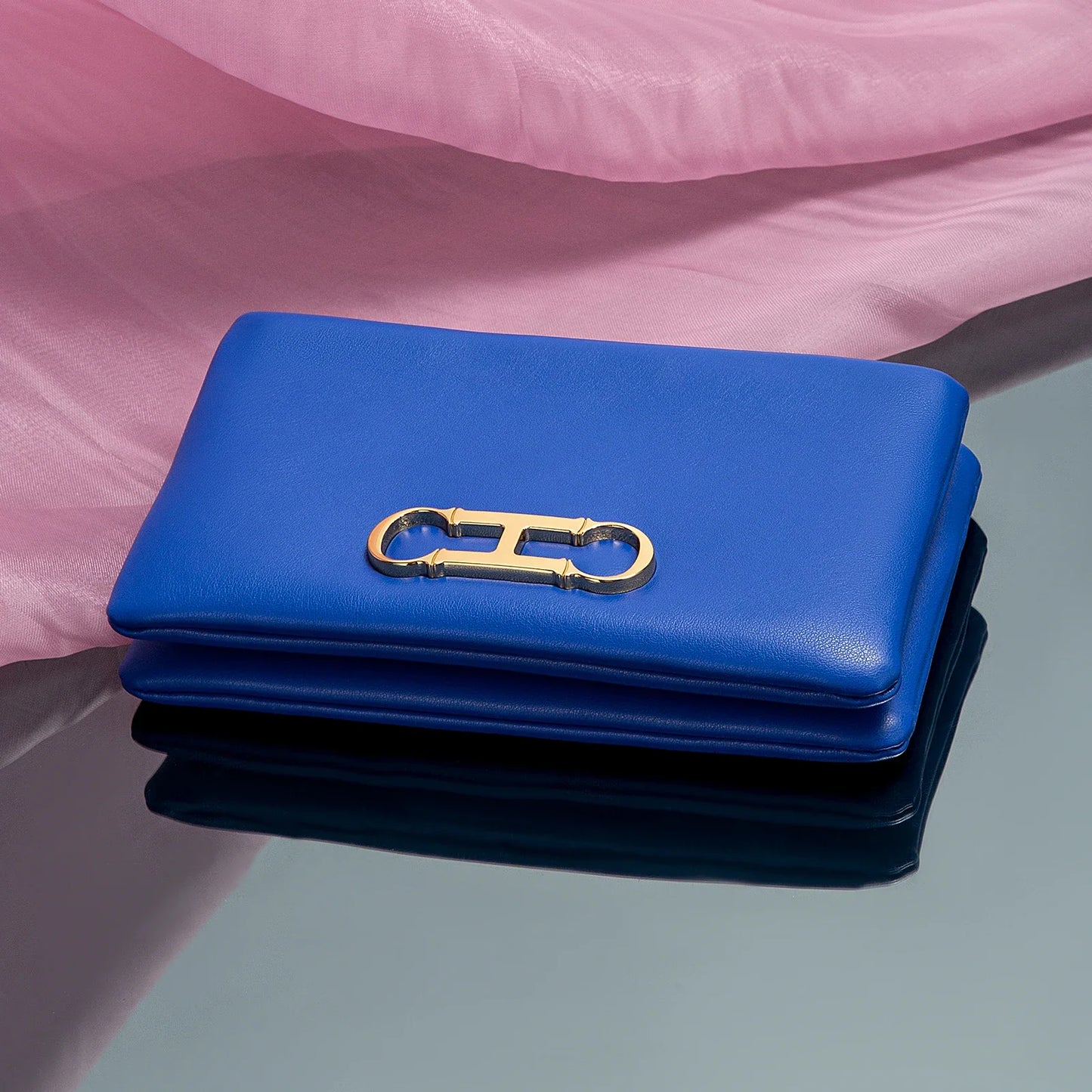 CH Women's Brand Clutch Elegant Design Sense Women's Bag Going Out Fashion Alphabet Design Leather Bag