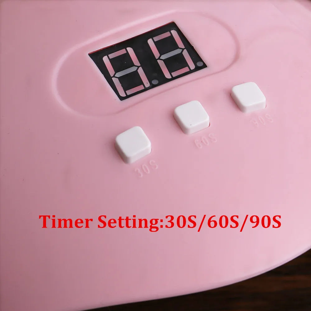 Nails Lamp UV Led Lamp Manicure 36W Nail Polish Drying Lamp Smart Sensor USB Rechargeable Nails Heating Dryer Tool