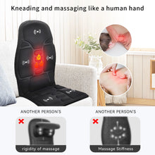 Load image into Gallery viewer, Back massager Electrothermal kneading finger pressure shoulder neck lumbar massage cushion Home office chair Halloween gift
