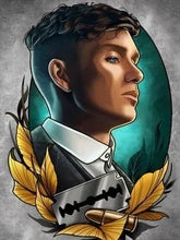 Load image into Gallery viewer, 5D DIY Peaky Blinders Diamond Painting Kit Diamond Embroidery Color Oil Painting Handmade DIY Mosaic Art Home Decor
