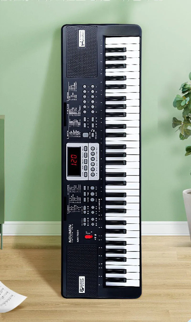 61 Keys Electronic Piano Professional Adult Children Beginner Keyboard Instrument Portable Electronic Organ Musical Synthesizer