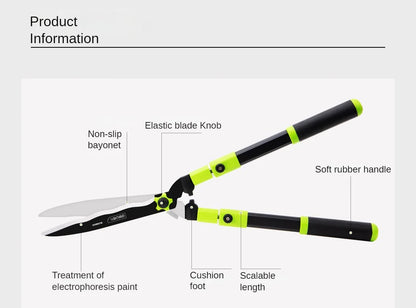 Deli Gardening Scissors Flower / Pruning Shears Lawn Special Hedge Shears Strong Pruning Branches Pruning Tools for Home Garden
