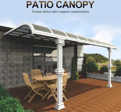 Pergola Sunroom Outdoor Roof Patio Covers Balcony Customized Waterproof Polycarbonate Aluminum Awning Canopy Gazebo Garden