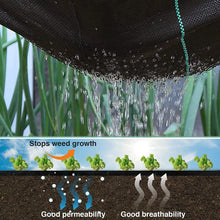 Load image into Gallery viewer, Garden Landscape Fabric Weed Barrier Heavy DutyDriveway Gardening Mat Polypropylene Ground Cover FlowerVegetable Raised Beds Law

