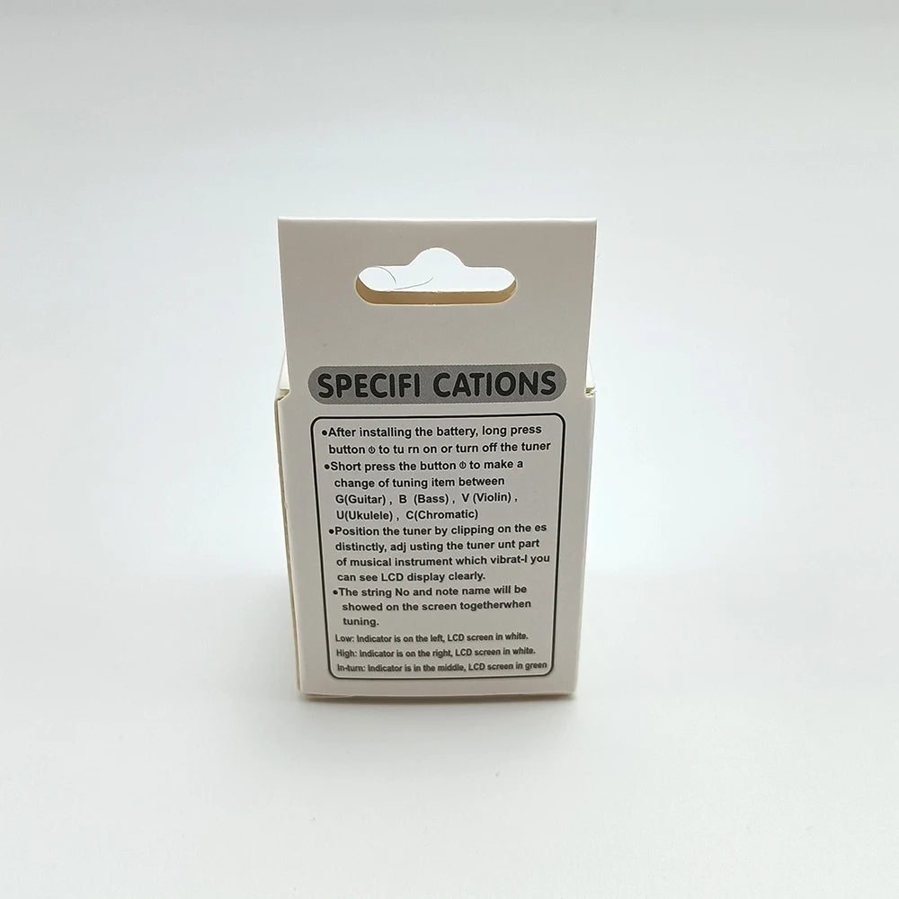 Guitar Tuner For All Instruments Clip on Electronic Tuner for Guitar Bass Ukulele Violin Mandolin Banjo