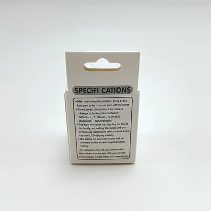 Guitar Tuner For All Instruments Clip on Electronic Tuner for Guitar Bass Ukulele Violin Mandolin Banjo
