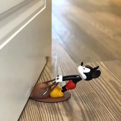 Disney Mickey Mouse Donald Duck Door Stop Anti-Collision Door Cartoon Home Decoration Fun Doll Desktop Decoration Birthday Gift
