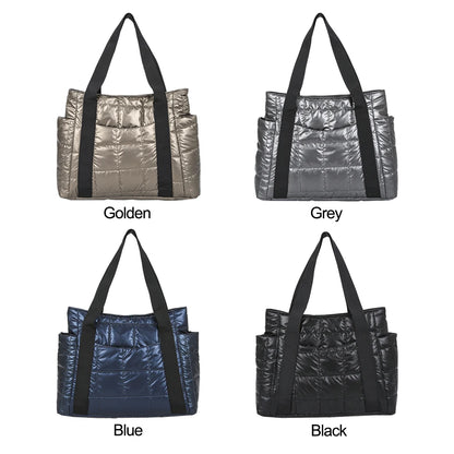 Handbags Women Bags Female Shoulder Bag Large Capacity Nylon Padded Clothing Bags Winter Bags Messenger Bags