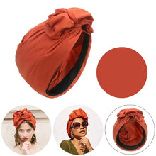 Load image into Gallery viewer, Women Vintage Turban Hat Fashion Female Bandana Headband Women&#39;s Hair Cover Cap Ladies Head Wraps Muslim Headscarf Bonnet
