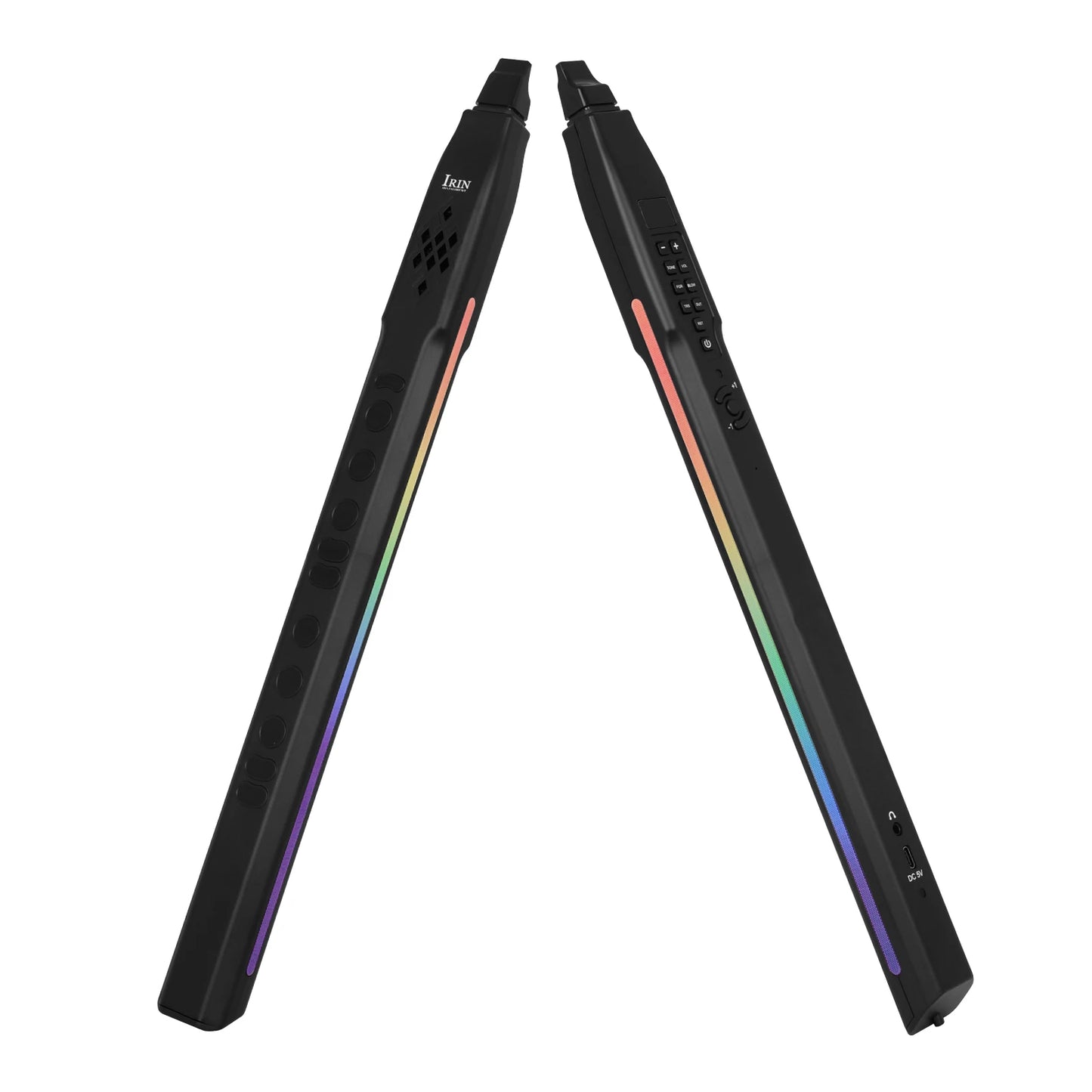 IRIN Electric Saxophone Mini Electric Blowpipe Imitation Flute Clarinet Various Sounds Electronic Saxophone Wind Instrument