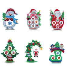 Load image into Gallery viewer, Diy Christmas-themed Diamond Painting Art Set. Double-sided luminous desktop decorative ornaments and pendants
