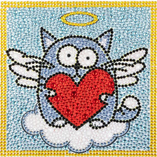 Load image into Gallery viewer, DIY Diamond Painting by Number Kits for Kids Cartoon Animal Picture Crystal Rhinestone Diamond Embroidery for Children Gifts
