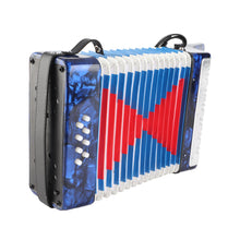 Load image into Gallery viewer, 17 Key Accordion Teaching Training Interest Cultivation Musical Instrument for Children Bass Piano Accordion Musical Instrument
