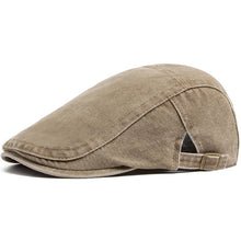 Load image into Gallery viewer, New Vintage Cotton Beret Men Women Fashion Flat Visor Cap Casual Autumn Berets Retro Newsboy Hat Summer Unisex Adjustable
