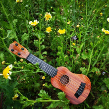 Load image into Gallery viewer, Yukri toy children&#39;s small guitar model music enlightenment instrument guitar toy mini four string guitar
