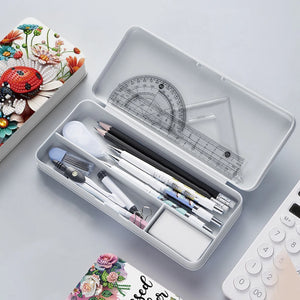 21 New Diamond Painting Pencil Case Art Pen Holder Aesthetic Diamond Painting Stationery Case As a Gift for School Children