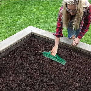 Seed Spreader, 2025 New Sowing Seeds Dispenser Set, Handheld Seed Planter Tool Seed Dibber Multifunctional Seed Spacer Gardening