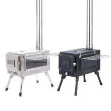 Load image into Gallery viewer, Outdoor Wood Stove Folding Stoves Fire Wood Heater For Winter Portable Barbecue Stove Grill For Camping Accessories
