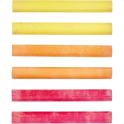 Board Chalk Assorted Colors 12 Count